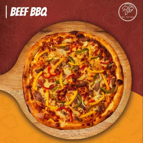 Hình ảnh Beef BBQ Pizza Kích Cỡ 42Cm