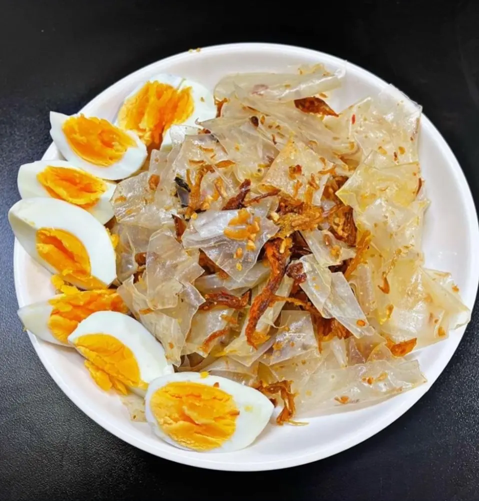 Hình ảnh Sate Tắc muối Tóp mỡ Trứng gà