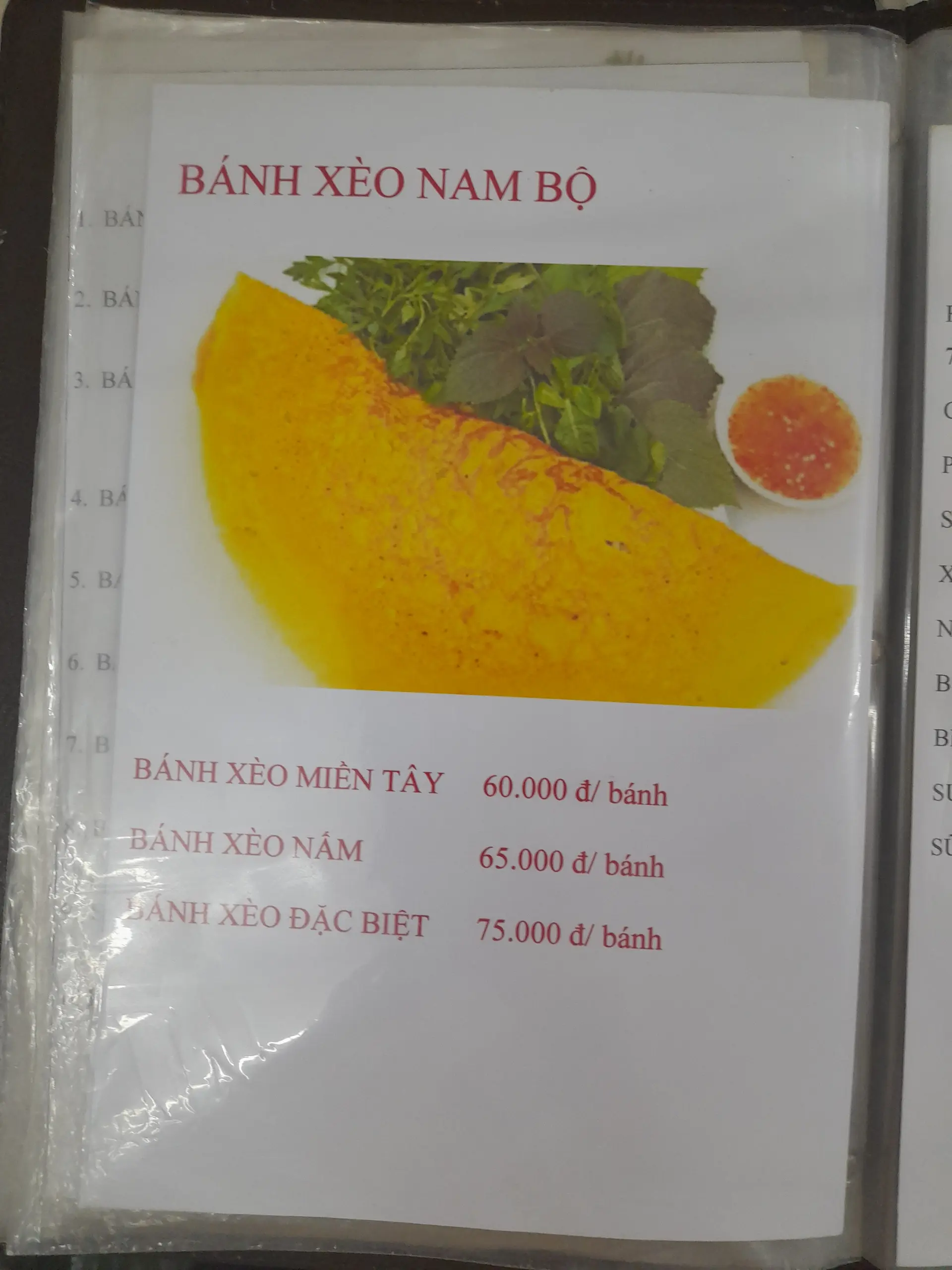 Hình ảnh Bánh xèo nấm