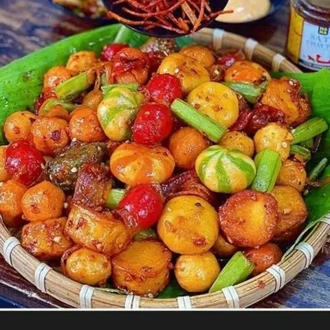 Hình ảnh Combo cá viên sốt mắm tỏi - 1 coca