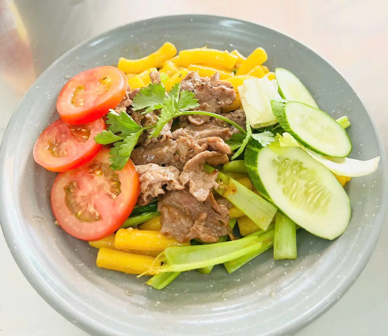 Hình ảnh Nui xào bò