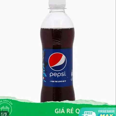 Hình ảnh 1 Chai Pepsi + 1 ly đá