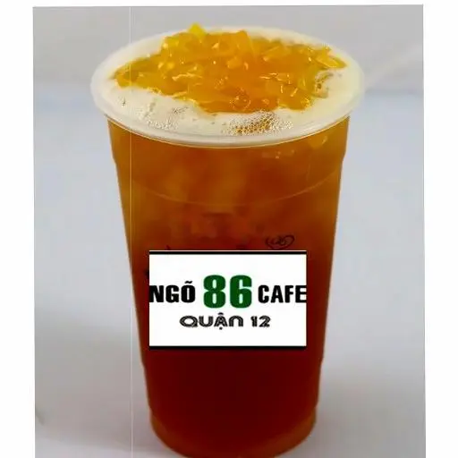 Hình ảnh Trà Cozy Đào Mix Dứa - Ly Lớn 700ml