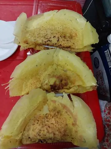 Hình ảnh BÁNH XÈO THỊT  kèm bánh tráng
