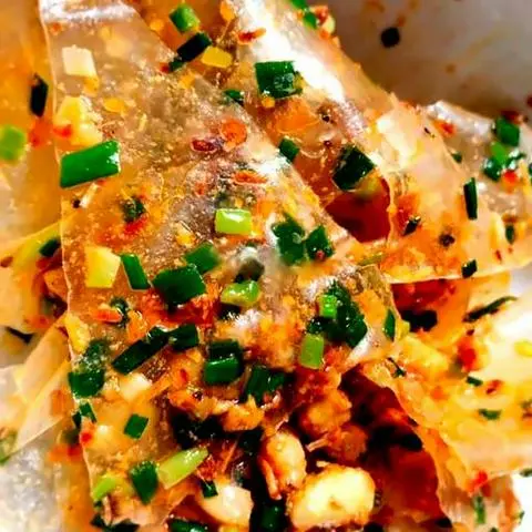 Hình ảnh Bánh tráng Sate - Hành phi - Mỡ hành