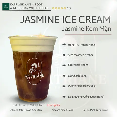 Hình ảnh Trà Nhài Kem Mousse-Cầu Diễn