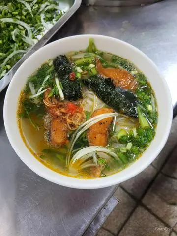 Hình ảnh Bún chả lá lốt - chả cua