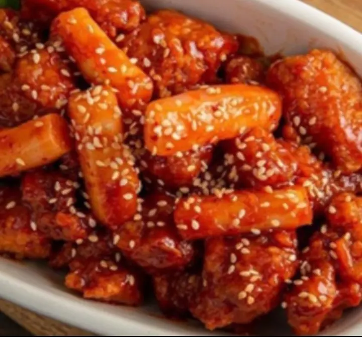 Hình ảnh Tobokki sốt chua ngọt