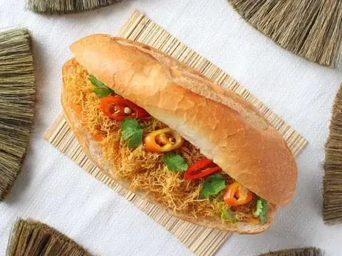 Hình ảnh Bánh mì trứng chà bông