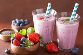 Hình ảnh Blueberry - strawberry smoothies