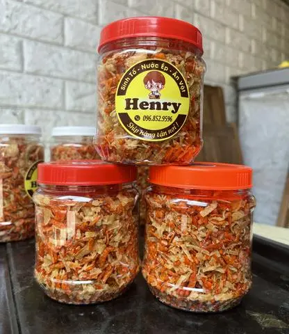 Hình ảnh Muối tép hành phi/ 1 hộp 150gr