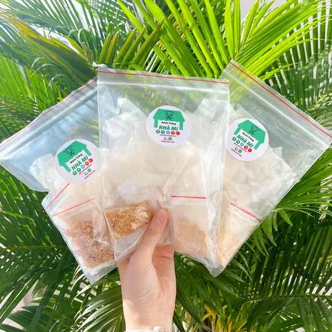 Hình ảnh Bánh tráng dẻo sợi muối tỏi phi