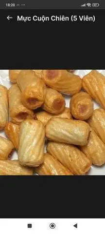 Hình ảnh Mực cuộn chiên 4 viên 