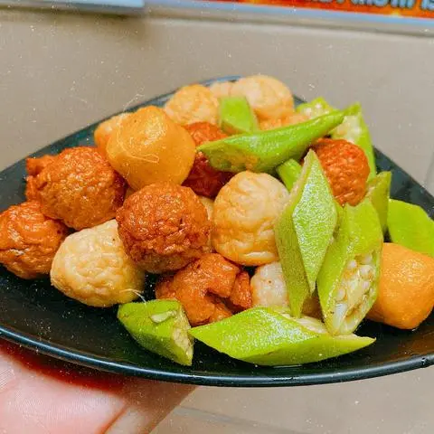 Hình ảnh Set cá - tôm - bò viên - đậu bắp