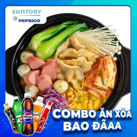 Hình ảnh Combo Mì Tomyum Bò Mỹ + Nước Ngọt SPVB