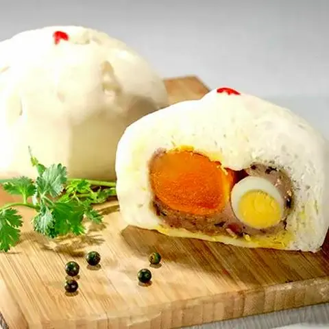 Hình ảnh Bánh bao trứng muối