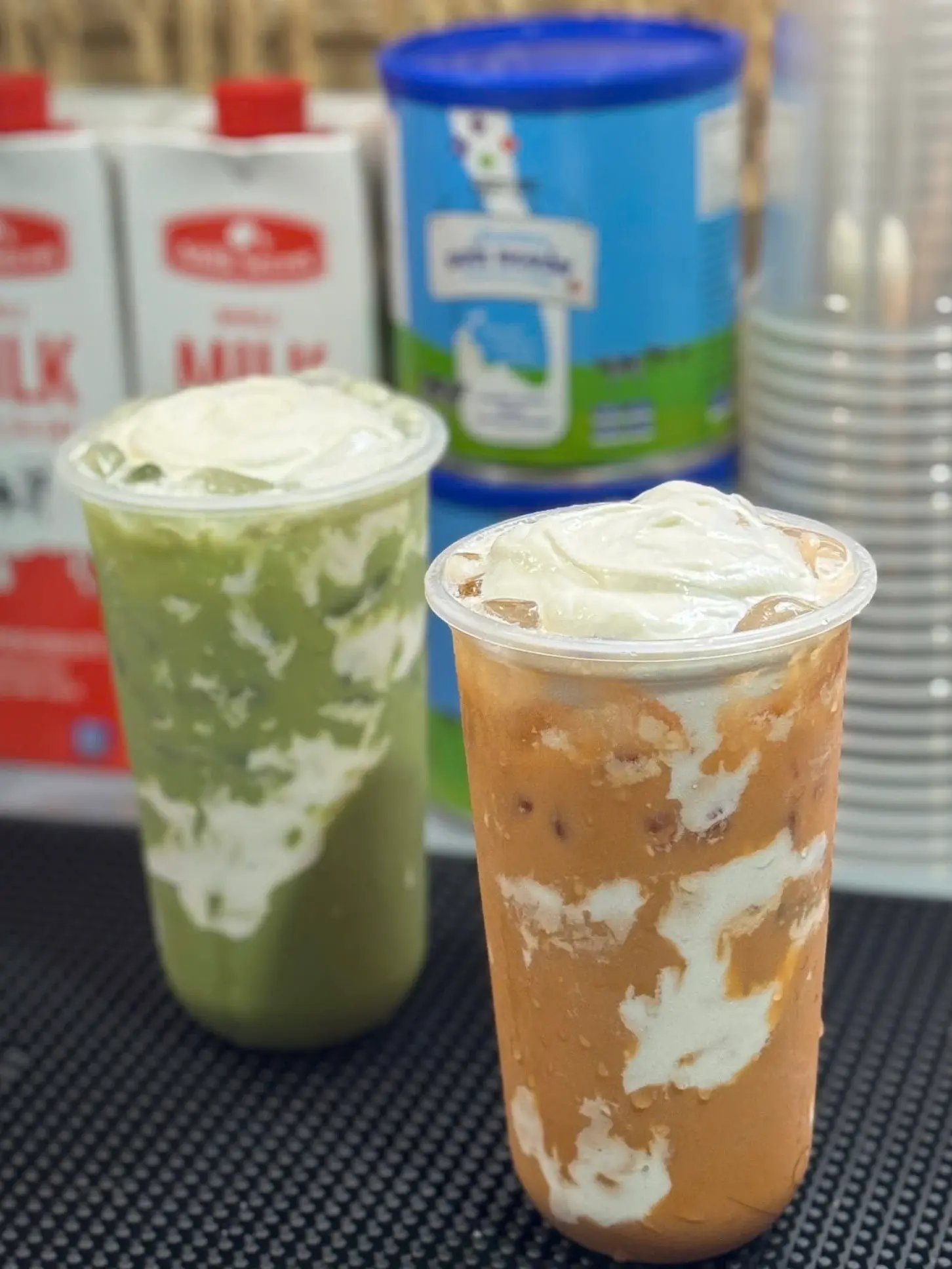 Hình ảnh Trà Thái Xanh Kem Cheese