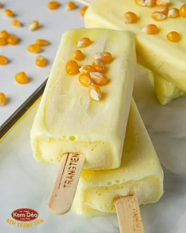 Hình ảnh kem Tràng Tiền bắp 1.Hộp 10.que
