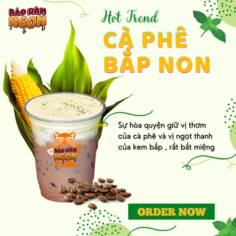 Hình ảnh Cà Phê BẮP NON size nhỏ 330ml