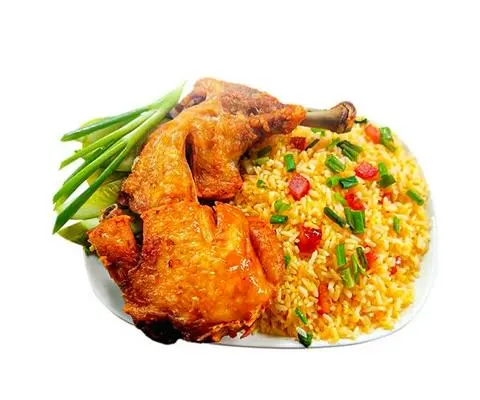 Hình ảnh Cơm Chiên Dương Châu ĐÙI GÀ 1/4 giòn