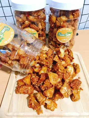 Hình ảnh Tóp Mỡ Rim Mắm Tỏi Hủ 300g