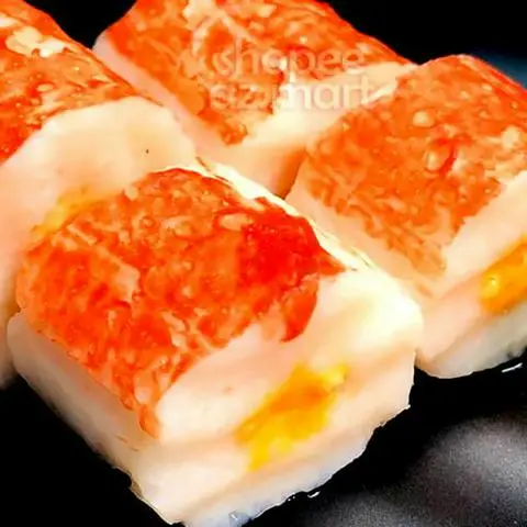Hình ảnh Cua hoàng đế cuộn trứng cá" 4 viên "