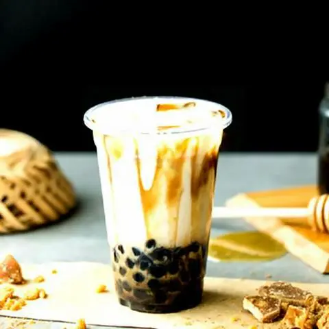 Hình ảnh Sữa tươi trân châu đường đen