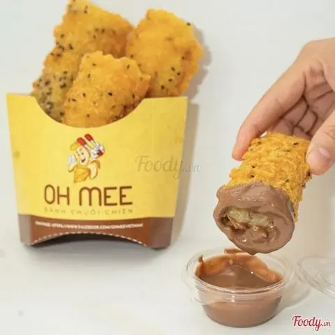 Hình ảnh Bánh Chuối Chiên Sốt Cacao