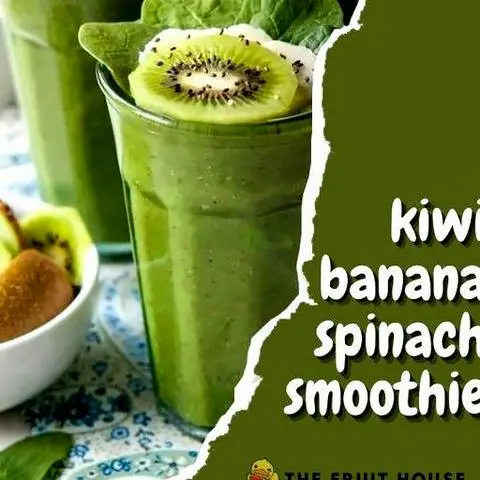 Hình ảnh Sinh tố cải bó xôi - kiwi - chuối - 700ml