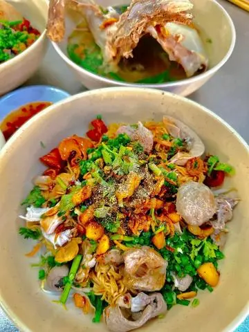 Hình ảnh Mì Gói thịt tim bò viên