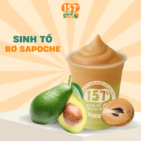 Hình ảnh Sinh tố bơ sapo