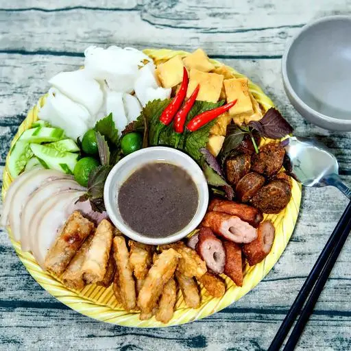 Hình ảnh Bún đậu dồi