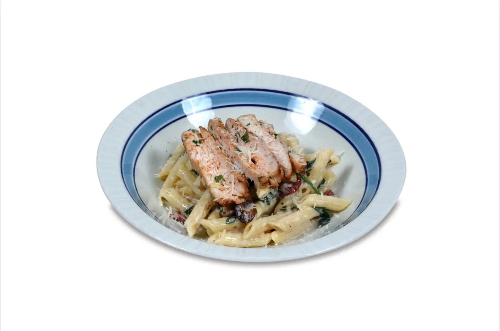 Hình ảnh Nui penne với gà sốt kem kiểu Tuscan