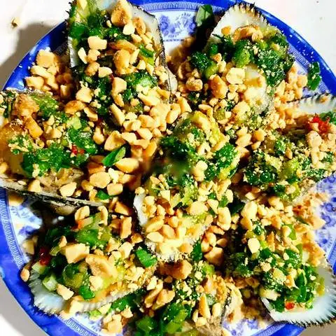 Hình ảnh Sò lông nướng mỡ hành