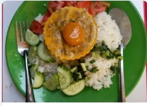 Hình ảnh cơm mấm chưng