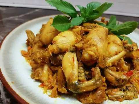 Hình ảnh Cơm ếch xào sả