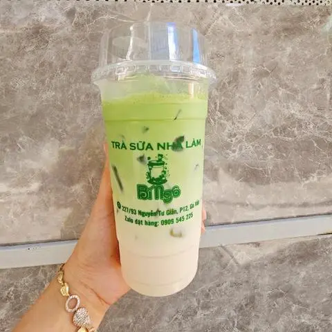Hình ảnh Matcha Sữa Gấu - size L