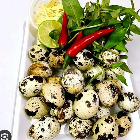 Hình ảnh một chục cút lộn luộc