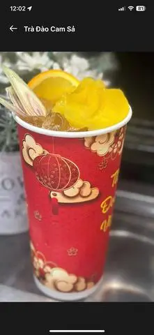 Hình ảnh Trà đào cam sả