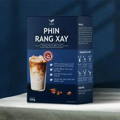 Hình ảnh Hộp Cafe Phin Rang Xay TuTiMi 200g