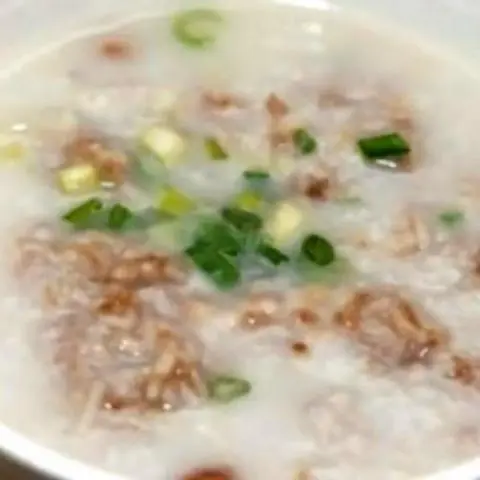 Hình ảnh Cháo thịt bò băm nhuyễn