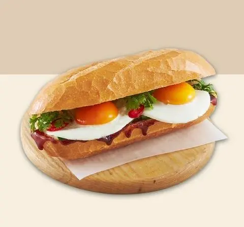 Hình ảnh bánh mì thập Cẩm +ốp La