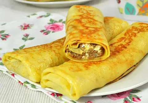 Hình ảnh Crepe Bò Phomai