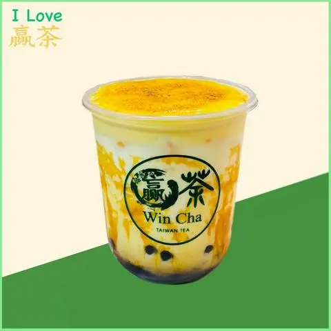 Hình ảnh Sữa tươi trân châu đường đen kem trứng cháy M