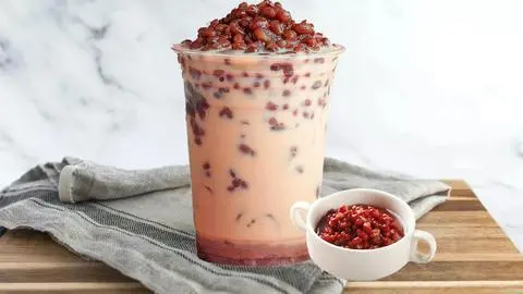Hình ảnh Trà Sữa Đậu Đỏ