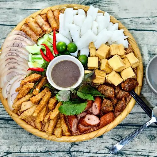 Hình ảnh Bún đậu thập cẩm 3 người ăn