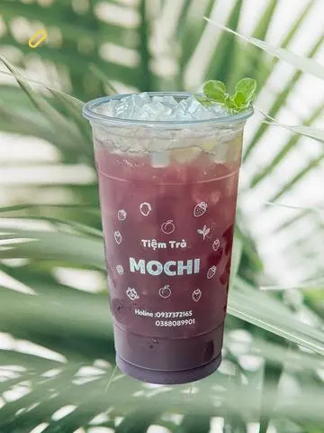 Hình ảnh Trà Việt Quất Thạch Dừa Giòn