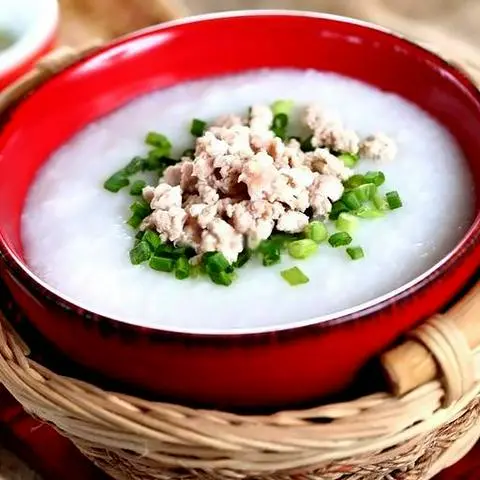 Hình ảnh Cháo thịt heo băm nhuyễn