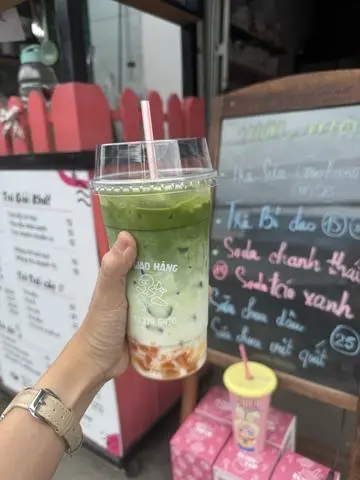 Hình ảnh Matcha latte Đào