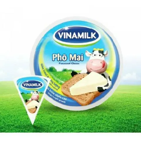 Hình ảnh Phô Mai Vinamilk 8 Miếng 120g, Hộp Phô Mai Thơm Ngon Cty Chính Hãng